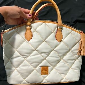 Dooney & Bourke white quilted purse
